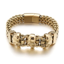 Skull Titanium Armbånd Til Herrer