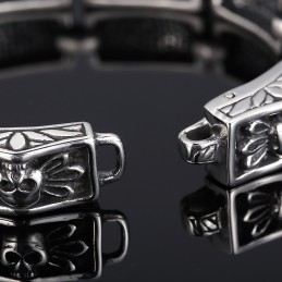 Cast Vintage Smykker Trendy Chic Vind Blonde Kranie Mandlige Armbånd