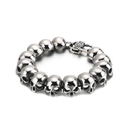 Cool Skull Titanium Armbånd Til Mænd