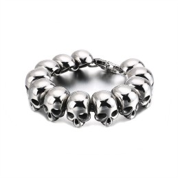 Cool Skull Titanium Armbånd Til Mænd