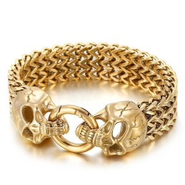 Chic Hipster Titanium Kranie Armbånd