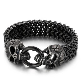 Chic Trendy Titanium Kranie Armbånd Til Salg