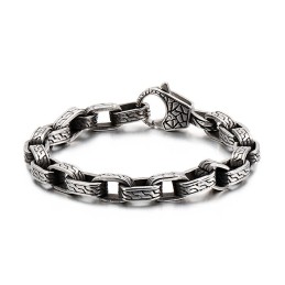 Titanium Kranie Armbånd Chic Biker Spøgelsesarmbånd Titanium Smykker