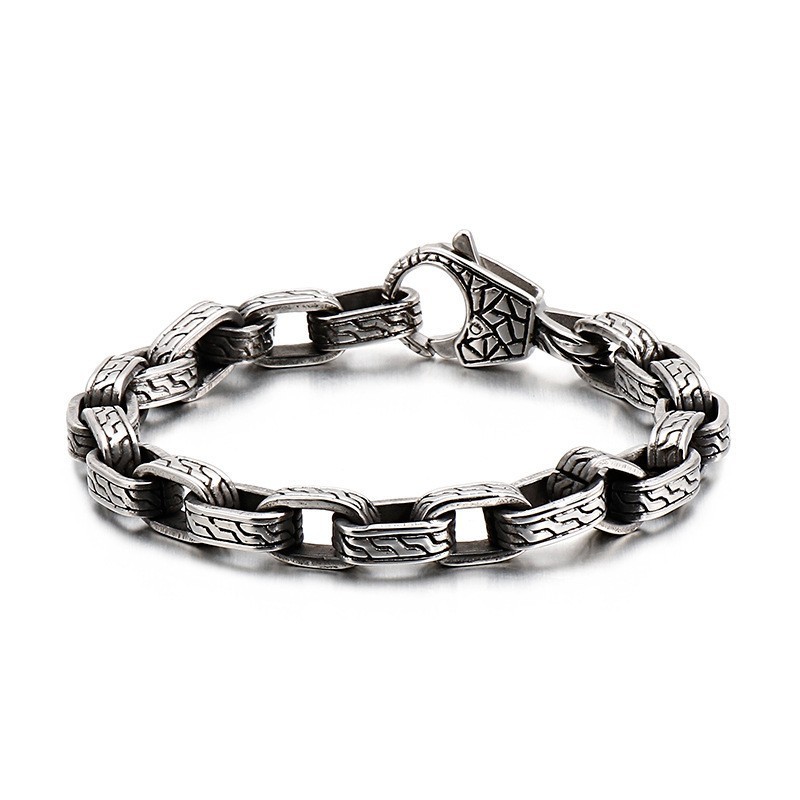 Titanium Kranie Armbånd Chic Biker Spøgelsesarmbånd Titanium Smykker Titanium Kranie Armbånd Chic Biker Spøgelsesarmbånd Titanium Smykker