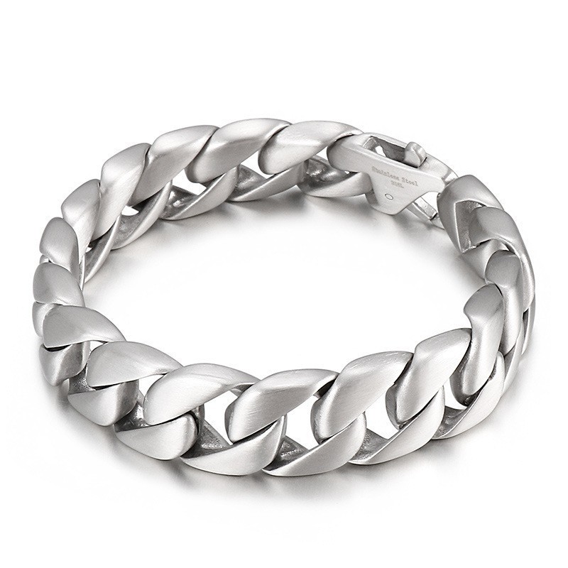 Titanium Sort Herrearmbånd Herrekæde Titanium Sort Herrearmbånd Herrekæde