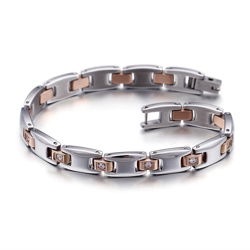 Pararmbånd Moderigtigt Trendy Titanium Armbånd Til Herrer Pararmbånd Moderigtigt Trendy Titanium Armbånd Til Herrer