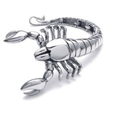 Skorpion Dyrepoleret Titanium Armbånd