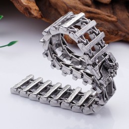 Retro Chic Keel Titanium Herrearmbånd