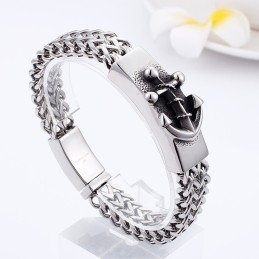 Chic Style Anker Titanium Armbånd Til Mænd