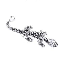 Retro Overdrevet Cool Dinosaur Chic Style Titanium Armbånd Til Mænd