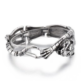 Cool Antik Guld Tiger Titanium Armbånd Til Mænd