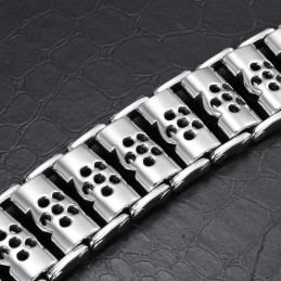 Chic Stil Kranietitanarmbånd Til Mænd
