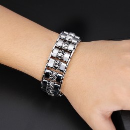 Chic Stil Kranietitanarmbånd Til Mænd