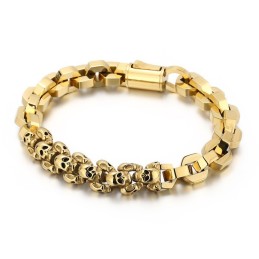Syet Kranium Polygonal Titanium Armbånd Til Mænd