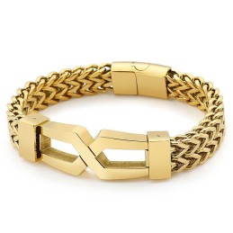 Hipster Hip-Hop Briller Type Titanium Herrearmbånd