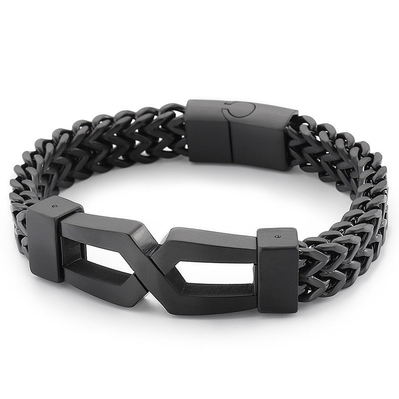 Hipster Hip-Hop Briller Titanium Herrearmbånd