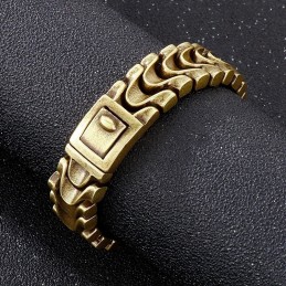 Vintage Cool Herrearmbånd I Titanium Med Drageben