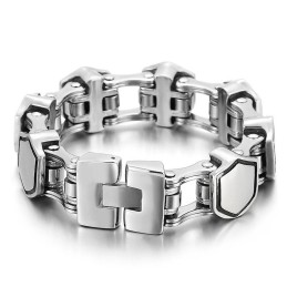 Cool, Moderigtigt, Geometrisk Titanarmbånd Til Mænd