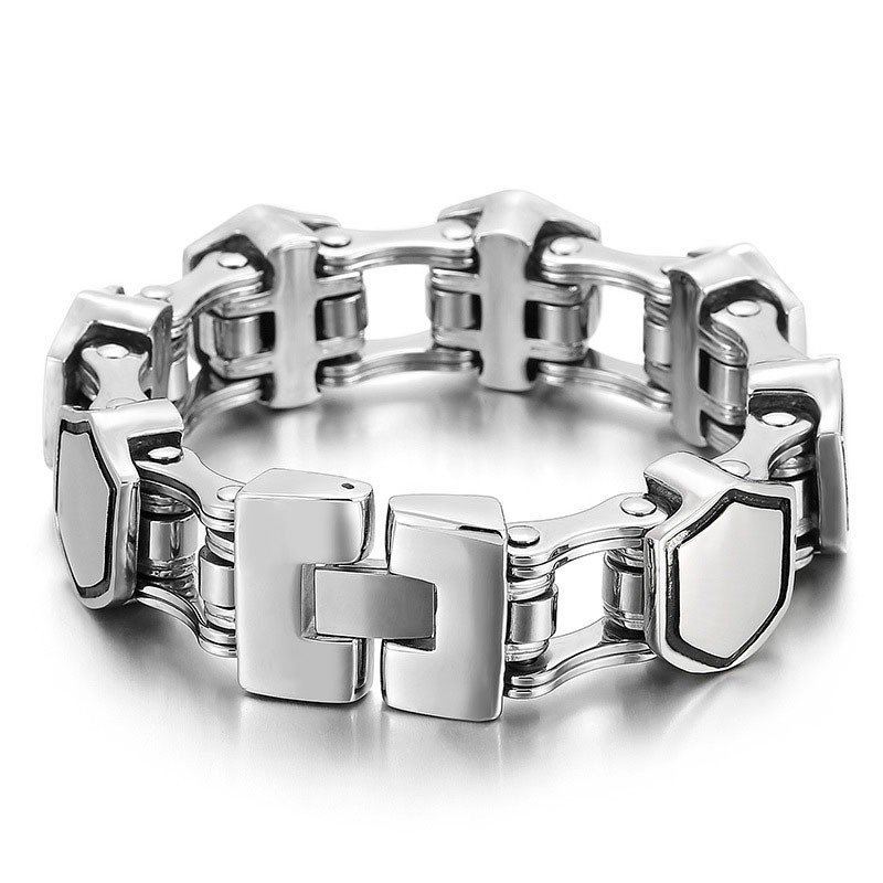 Cool, Moderigtigt, Geometrisk Titanarmbånd Til Mænd Cool, Moderigtigt, Geometrisk Titanarmbånd Til Mænd