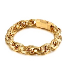 Titanium Simple Vacuum Double Ring O Armbånd