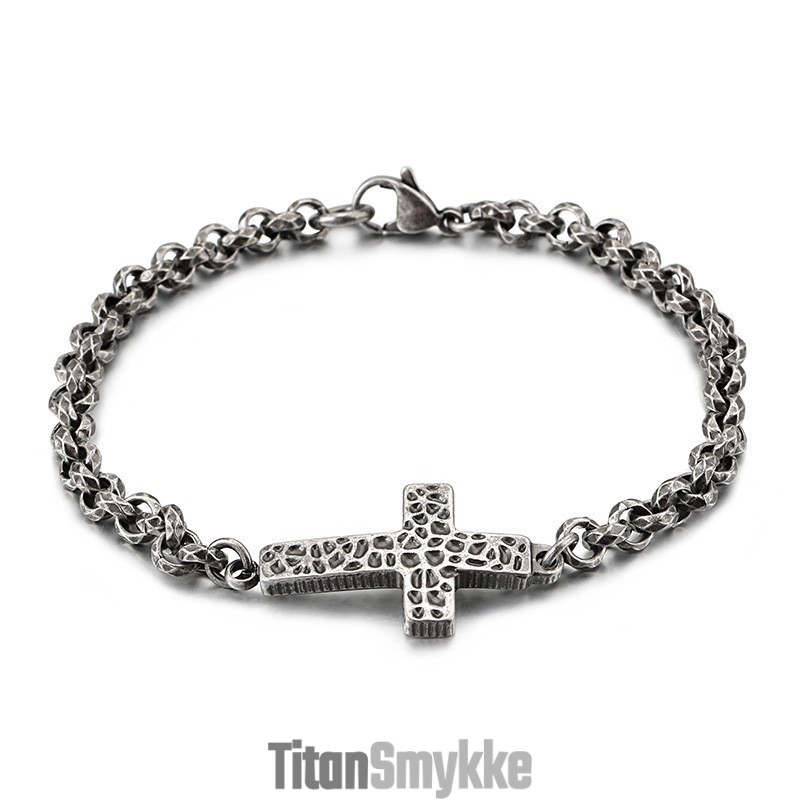 Titanium Kors Halskæde Til Mænd Titanium Armbånd Til Mænd