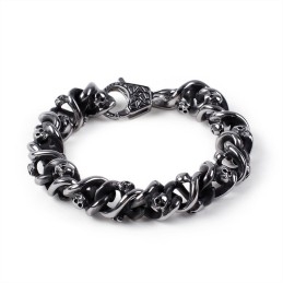 Alternativt Elegant Herrearmbånd Cool Titanium Kraniearmbånd