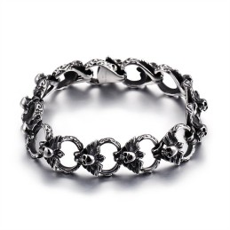 Titanium Flad Kranie Armbånd