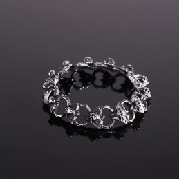 Titanium Flad Kranie Armbånd
