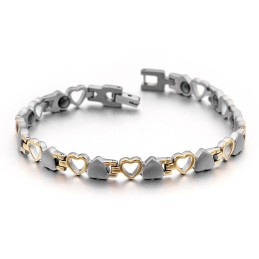 Love Black Bile Magnet Titanium Armbånd Til Mænd Og Kvinder Som Gave