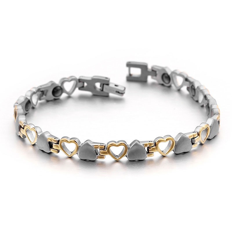 Love Black Bile Magnet Titanium Armbånd Til Mænd Og Kvinder Som Gave