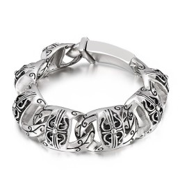 Cool Skull Titanium Armbånd Til Mænd