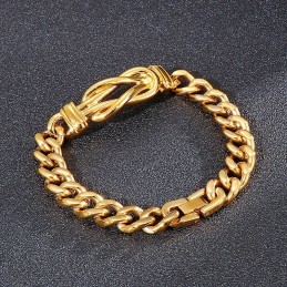 Knyttet Titanium Herrearmbånd Armbånd