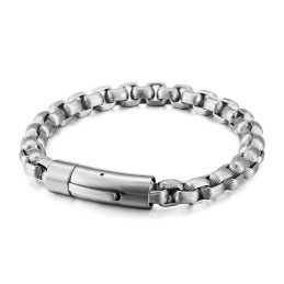 Ny Mode Retro Stil Biker Herre Titanium Armbånd Kæde Biker Kæde Håndsmykker