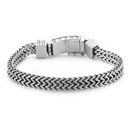 Hip-Hop Smykker Dobbeltkæde Armbånd Elegante Titaniumtilbehør Til Mænd