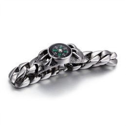 Herre Retro Moderigtigt Kompas Udendørs Armbånd