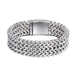 Mode Tre Rækker Titanium Armbånd Til Mænd