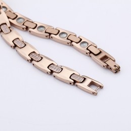 Moderigtig Diamant Germanium Wolfram Stål Armbånd Til Mænd Og Kvinder
