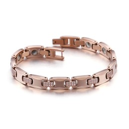 Moderigtig Diamant Germanium Wolfram Stål Armbånd Til Mænd Og Kvinder