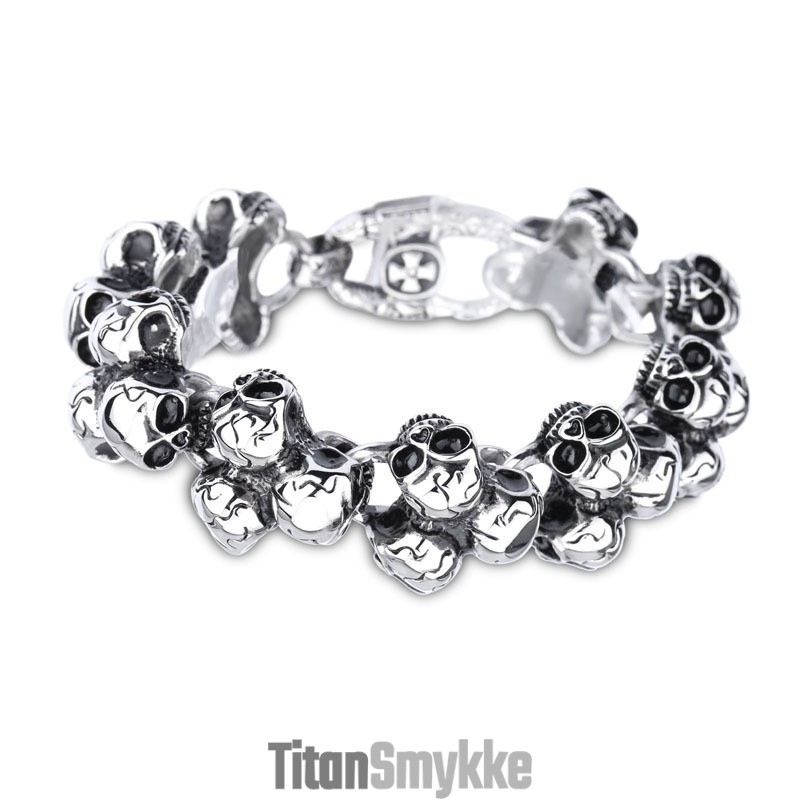 Titanium Kranie Herre Armbånd Smykker
