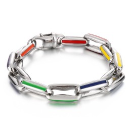 Hip-Hop Splicing Cuba Blændende Armbånd
