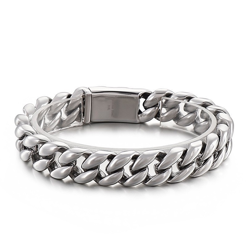 Cool Vakuumbelagt 18 Karat Titanium Herrearmbånd
