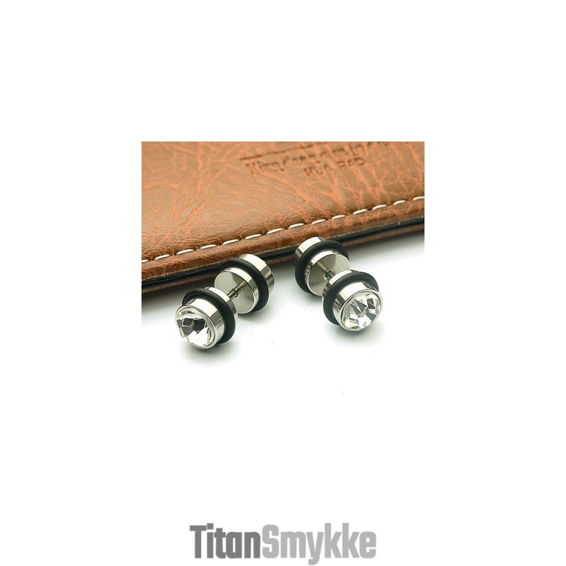Titanium Diamantøreringe Punktering