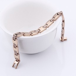 Det Samme Afsnit Med Diamanter Germaniumbelagt Wolfram Pararmbånd
