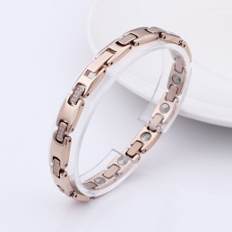 Det Samme Afsnit Med Diamanter Germaniumbelagt Wolfram Pararmbånd