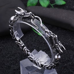 Cool Chic Tap Hook Titanium Armbånd Til Mænd