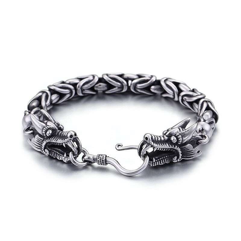 Cool Chic Tap Hook Titanium Armbånd Til Mænd Cool Chic Tap Hook Titanium Armbånd Til Mænd