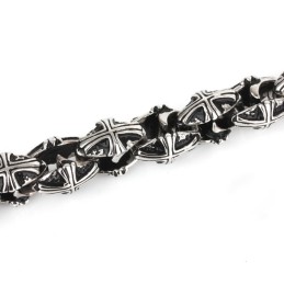Kryds Titanium Armbånd Til Mænd