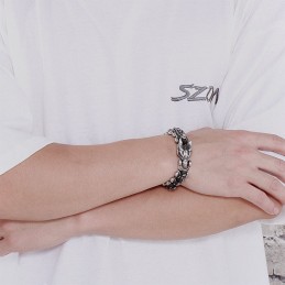 Overdrevet Cool Køl Titanium Armbånd Til Mænd