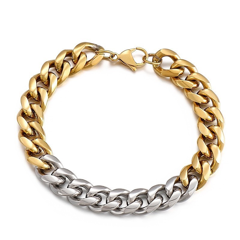 Farvet Titanium Gør-Det-Selv Armbånd Til Mænd I Gadeskydning