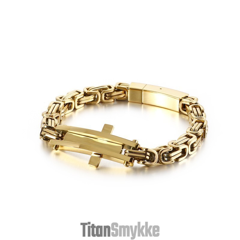 Cool Cross Bend Hip Hop Titanium Armbånd Til Mænd Cool Cross Bend Hip Hop Titanium Armbånd Til Mænd